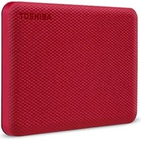 Resim Toshiba Canvio Advance 2TB Harici Disk Kırmızı HDTCA20ER3AA 