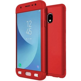 Resim Microsonic Galaxy J5 Pro Kılıf Double Dip 360 Protective Kırmızı 