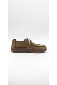 Resim Ustalar Ayakkabı Çanta Yeşil Nubuk Kadın Hakiki Deri Ayakkabı 680.401 