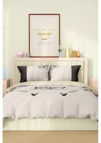 Resim Marka Nevresim Takımı Çift Kişilik Pamuklu Saten Kumaş 6 Parça 3d Dijital Baskı Duvet Cover Set Model No:9 Renkli 