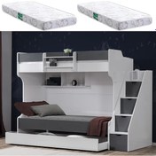 Resim Setaymobilya Ranza, Kardem Yavrulu Ranza - Antrasit + 2 Adet Comfort Yatak 