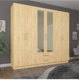 Resim 6 Kapaklı Gardırop 240cm Safir Meşe 