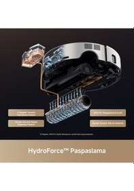 Resim MOVA Z60 Ultra Roller Complete 28.000 PA Emiş Güçlü Robot Süpürge Beyaz 