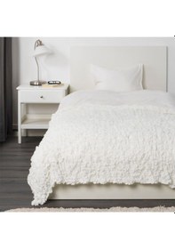 Resim 130x170 Cm Örtü,Battaniye Beyaz MeridyenDukkan Ev Tekstili Ürünler Yatak Örtüsü 