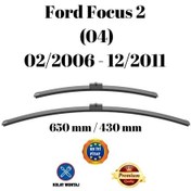 Resim Ford Focus 2 04 08 2006 2007 2008 2009 2010 2011 Uyumlu Ön Cam Silecek Süpürgesi Takımı 650/430mm Silbak 