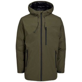 Resim Jack & Jones Jack&jones 12256884 Jjpayne Parka Jacket Erkek Uzun Mont Haki Yeşil Haki Yeşil 