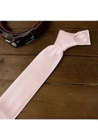 Resim Tezzgelsin Erkek Saten Kravat ve Mendil Set Pembe 