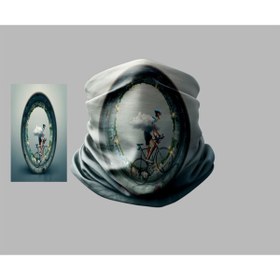 Resim Buffalo Bisiklet Tasarımlı Motorcu Buff Maske Outdoor Boyunluk Unisex Bandana 