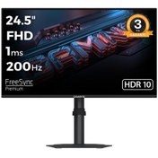 Resim Gigabyte G25F2 24.5 1920x1080 FHD 200Hz 1ms HDMI DP HDR10 FreeSync Premium IPS Gaming Monitör 