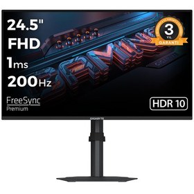 Resim Gigabyte G25F2 24.5 1920x1080 FHD 200Hz 1ms HDMI DP HDR10 FreeSync Premium IPS Gaming Monitör 