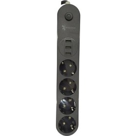 Resim Fulltech Ftr-01 Akım Korumalı Uzatma USB Li Priz 