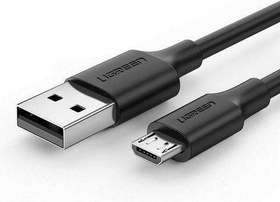 Resim UGREEN 2.0 A USB-A & Micro USB Data ve Şarj Kablosu, 1 Metre, Siyah, 60136 