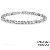 Resim RICH 925k SILVER DIAMOND BRACELET (Gerçek Gümüş) 