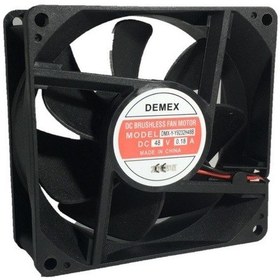 Resim Demex 92X92X32Mm 48V Dc Kare Fan Rulmanlı 