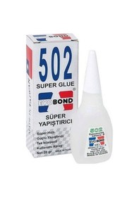 Resim Evobond 502 Süper Hızlı Güçlü Japon Yapıştırıcı 20Gr 