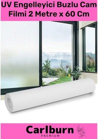 Resim Özel Üretim İç Göstermeyen Yapışkan İz Bırakmaz Uv Engelleyici Buzlu Cam Filmi 2 Metre X 60 Cm 