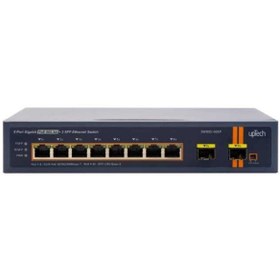 Resim upTech SW1082-GGSP 8 Port PoE Gigabit 2SFP Switch 