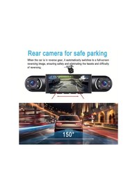 Resim Gateesat Y110a 360 Derece 4 Kanallı Araç Kamerası 1080p Ön 720p Arka Sol Sağ 64gb Seçenekli 3 16 Inç Ips Gece Görüşü Döngü Kayıt 24 Saat Park 