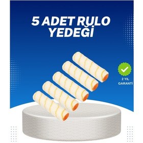 Resim 5 Li Emülsiyon Boya Rulosu Duvar Ve Tavan Uygulamasına Uygun 