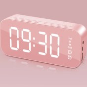 Resim Xixi Shop USB ile Çalışan Mavi Dönebilen Prksiyonlu Işıklu Alarm Saat Iki Alarmlı (Yurt Dışından) 