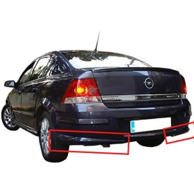 Resim Astra H Sedan Arka Tampon Flapları Boyasız 