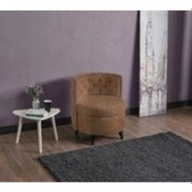 Resim Melina Kapitoneli Silinebilir Kumaş Konforlu Modern Tasarım Renk Seçenekli Sırtlı/sırtsız Puf / Tekli Sandalye E7 