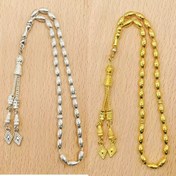Resim 33 Boncuk 4x7mm Altın ve Müslüman Tasbih Dua Boncukları, Bohem Tarzı, Paslanmaz Çelik, Günlük Kullanım, Parti, Hediye Verme, Ramazan, Babalar Günü, Anneler Günü 