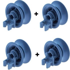 Resim FullYedek Bosch Üst Sepet Teker , Bosch Uyumlu Üst Sepet Tekeri 4 Lü 