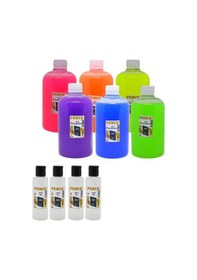 Resim Fenix 6 Adet 500 Ml Slime Slaym Jeli + 4 Tüp Sıvı Boraks Slaym Yapım 