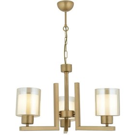 Resim Tisse 3 Lü Eskitme Boyalı Çift Camlı Modern Genç Odası Yatak Odası Salon Avize 