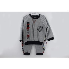 Resim Necix's Style Özgün İkili Takım Gri 