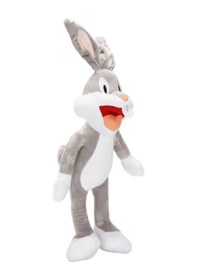 Resim Sevimli Bugs Bunny Peluş Oyuncak 40 Cm Uyku Arkadaşı Beyaz 