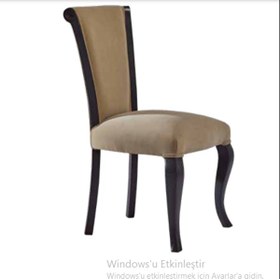 Resim Bengi Ticaret 19790 Eğim Sırt Model Vizon Renk BabyFace Kumaş Sandalye 