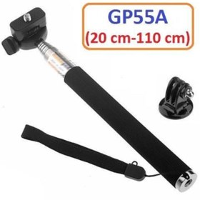 Resim Gplus Eken Xiaomi Sjcam Uyumlu 110 Cm Teleskopik Tripodlu Monopod Gp55a 
