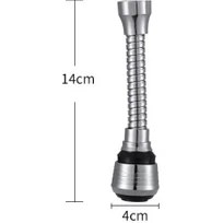 Resim Hortumlu Esnek Su Tasarruflu 2 Modlu Musluk Başlığı 