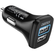 Resim CHOETECH 30w Çift Usb Girişli Qc3.0 Destekli Araç Şarj Cihazı C0051-bk 
