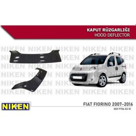 Resim Fiat Fiorino Kaput Rüzgarlığı Koruyucu 2007-16 