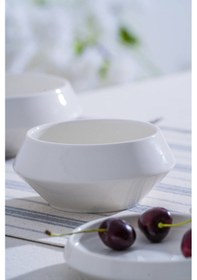 Resim Acar Rumi Yuvarlak Kase - 14 Cm Beyaz 