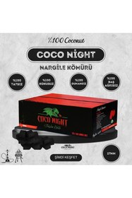 Resim Coco Night 3kg #27mm Hindistan Cevizi Küp Nargile Kömürü 