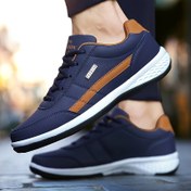 Resim Erkek Nefes Alabilen Rahat Spor Ayakkabıları - Hafif, Kaymaz Koşu, Yürüyüş ve Antrenman Sneaker'ları, Düşük Tasarım, Kumaş Üst ve TPU Taban, Bağcıklı Kapatma, Antrenman Sneaker'ları|Modern Rahat Ayakkabılar|Esnek TPU Taban 