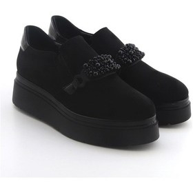 Resim Oxford Klasik Kadın Diğer 2c5538 Comart 5538 Camoscio Nero Rose 