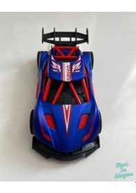 Resim Metal Çek Bırak Yarış Arabası 14x6 Cm Mavi Mavi 