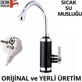 Resim Özbience Elektrikli Ani Su Isıtıcı, Termal Şofben, Lavabo Monteli, Pratik Kullanım 