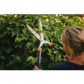 Resim Uzunluğu 59 Cm Olan Çit Budama Makinesi, Sertleştirilmiş Çelik Bıçaklar 