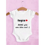 Resim Limon Unisex Bebek Beyaz Teyzeye Özel Zıbın 