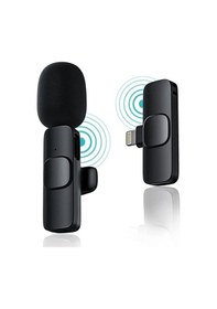 Resim Apple Uyumlu iPhone Girişli Telefon Uyumlu Kablosuz Mikrofon Bluetooth Röporta 