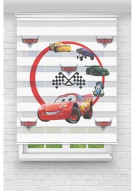 Resim Perdecizade Enxboy Şimşek Dijital Baskılı Zebra Perde-cocuk Odası-stor Perde Pz-922 Renkli 