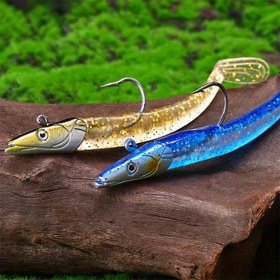 Resim 1/5 adet 12.5cm/22g Batan Yumuşak Yem Kurşun Kafalı, Yapay Yumuşak Yem, Balıkçılık Takımı 