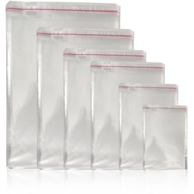 Resim Şeffaf Bantlı Yapışkanlı Jelatin Poşet 5x30 Cm 250 Adet 