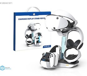 Resim Ps5 Vr2 Sanal Gerçeklik Gözlüğü Uyumlu Şarj Standı 